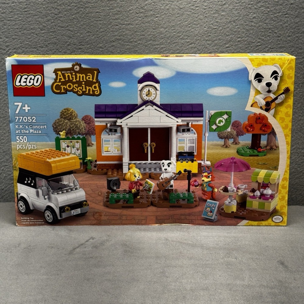 LEGO Animal Crossing K.K.'s Concert at the Plaza 77052 Complete Set 550 Pieces